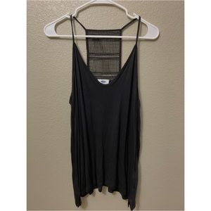 OLD NAVY - black v-neck tank top size S